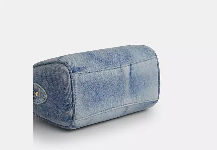 Rowan Mini Denim Bag With Charms