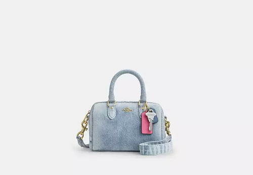 Rowan Mini Denim Bag With Charms