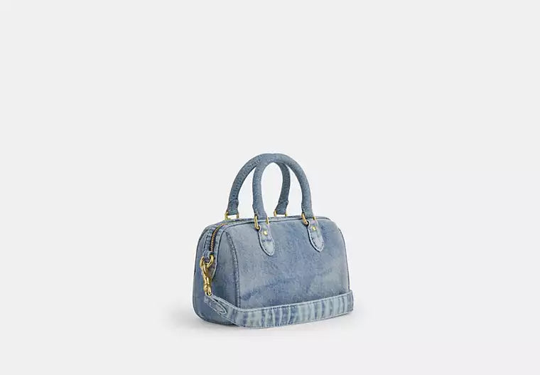 Rowan Mini Denim Bag With Charms